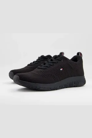 Tommy Hilfiger Knit runner trainer with small flag logo in