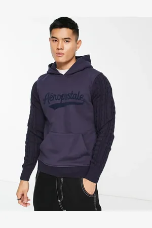 Aeropostale Varsity knitted hoodie in