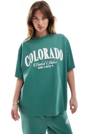 ASOS Oversized t shirt with Colorado graphic in