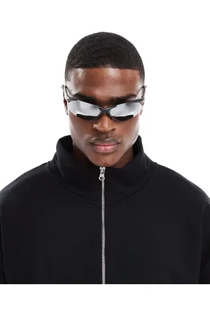 ASOS Festival racer sunglasses with mirrored lens