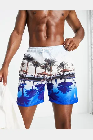 Aeropostale Swim shorts in palm tree scene print