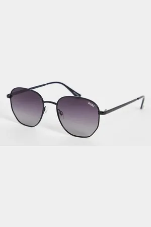 Quay Australia Quay Big Time round sunglasses with polarised lens in