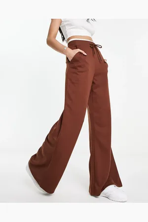 Night Addict Flared joggers co-ord in chocolate
