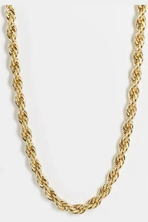 Bolongaro Double wrap rope necklace in tone