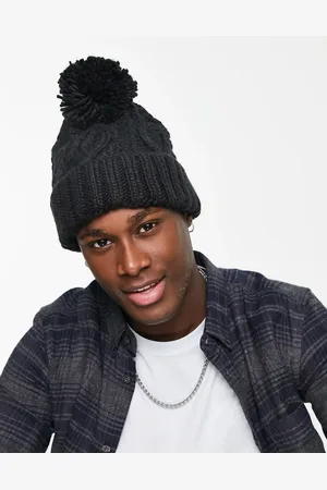 French Connection French Connection cable bobble beanie hat in