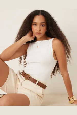 ASOS Seamless boat neck bodysuit in