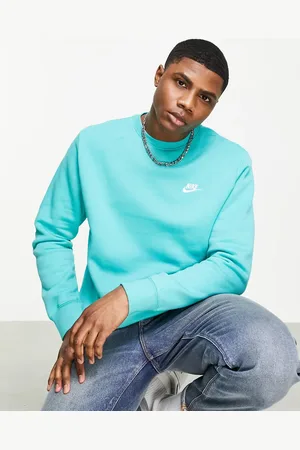 Nike Club crew neck sweatshirt in washed teal