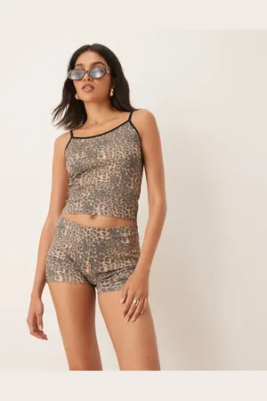 ASOS Leopard print cami top co-ord