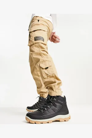 French Connection Hike boots in charcoal