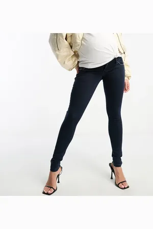 Mama;licious Mamalicious slim jeans wuth bump band