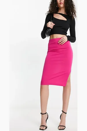 Parisian Midi skirt co-ord in hot