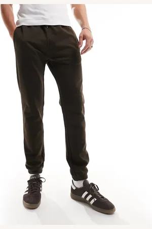 Fred Perry Loopback sweatpants in burnt tobacco
