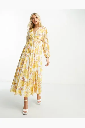 Forever New Long sleeve maxi dress in floral