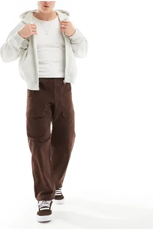 Gramicci Canvas pocket trouser in dark beige