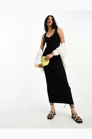 In wear InWear Mowita fine rib knit sleeveless tube dress in