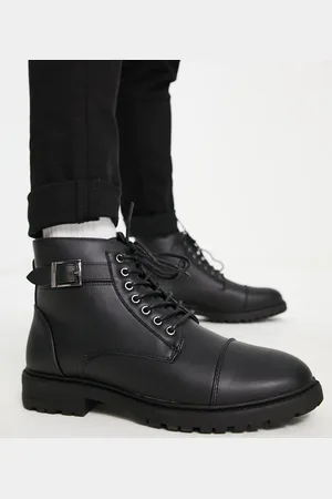 French Connection Buckle hardware boots in