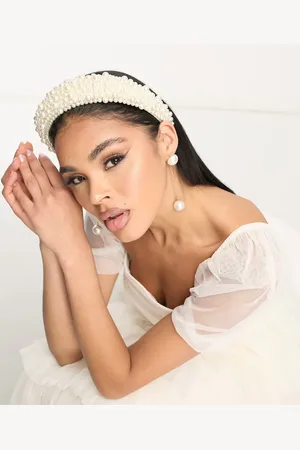 Pieces® Bride To Be pearl headband in