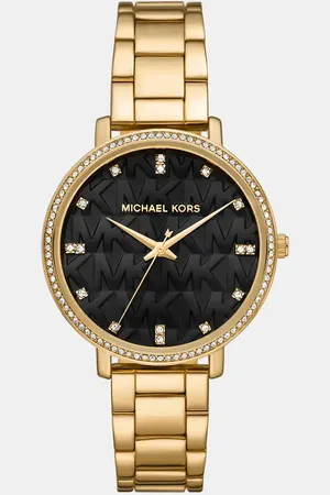 Michael Kors Pyper womens bracelet watch with logo dial in