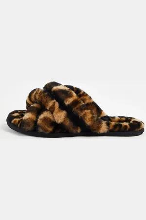 UGG Scuffita slippers in panther print