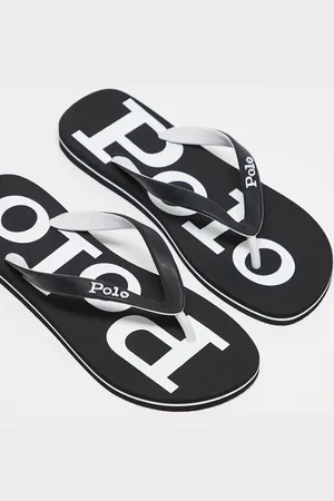 Ralph Lauren Bolt flip flop in with logo