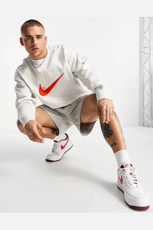 Nike Trend Fleece embroidered logo sweatshirt in phantom