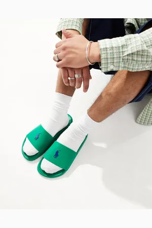 Ralph Lauren Slider in with navy logo