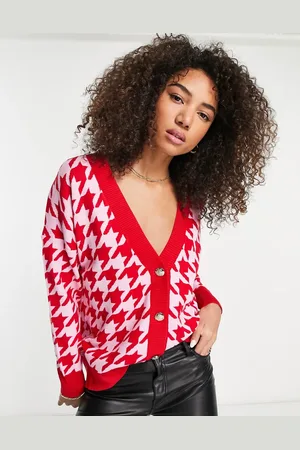 River Island Dogtooth cardigan in