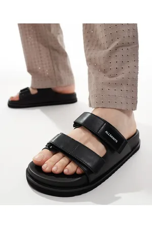 AllSaints Vex leather sandals in