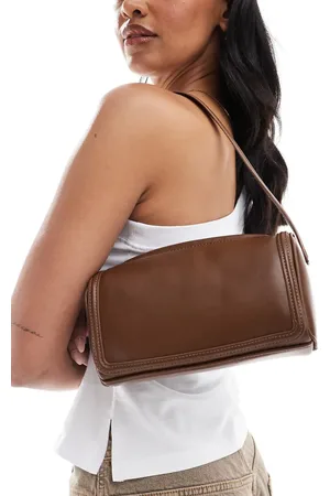 ASOS Shoulder bag with boxy raised edge detail in