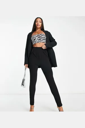ASOS ASOS DESIGN Tall jersey tapered suit trousers in