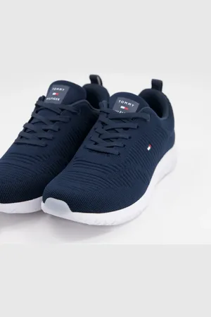 Tommy Hilfiger Knit runner trainer with small flag logo in