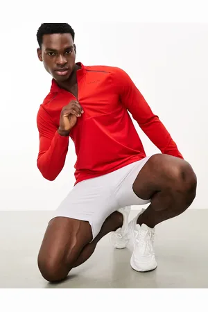 Gym King Uprising 1/4 zip funnel neck sweat in