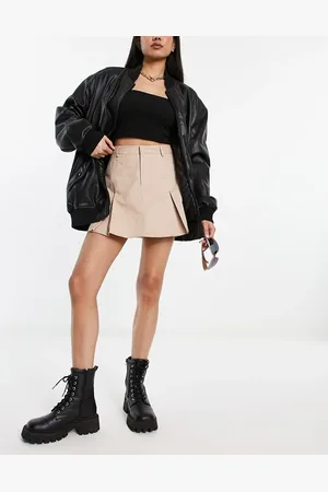 Public Desire Tennis mini skirt in camel