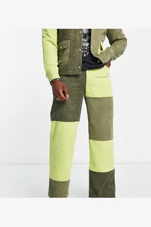 Reclaimed Patchwork trousers in cord