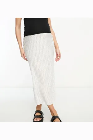 Cotton On Cotton On Maternity bias midi skirt in polka dot