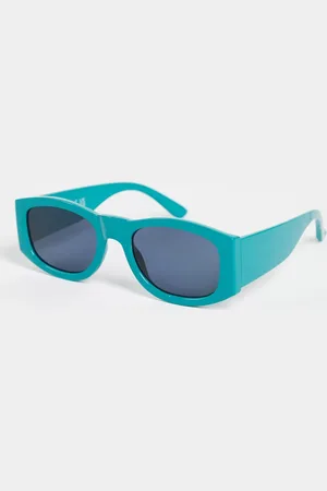 River Island Round framed sunglasses in dark