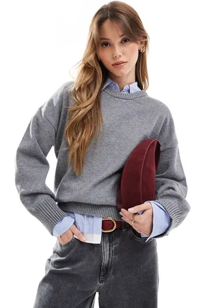 Cotton On Cotton On lux crew sweater in marle