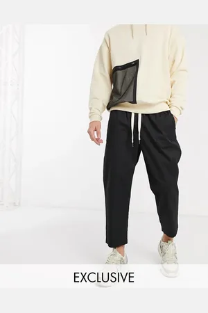 Reclaimed Cropped relaxed trouser in