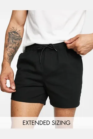ASOS Slim chino shorts in shorter length with elastic waist in