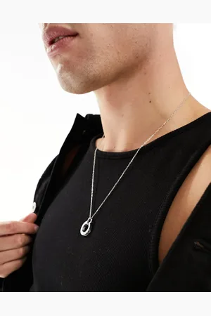 Icon Brand Stainless steel hyalus pendant necklace in