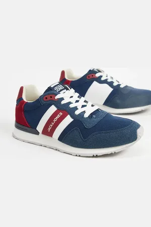 JACK & JONES Mesh trainer with contrast stripe in