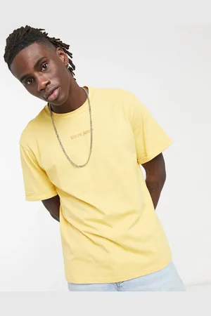 Sixth June Basic logo t-shirt in mustard