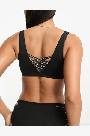Nike Nike Icon Sneakerkini scoop neck bikini top in