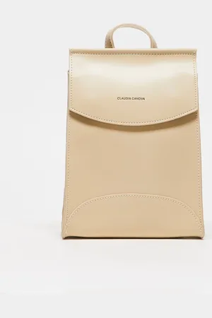 Claudia Canova Mini flap over backpack in off