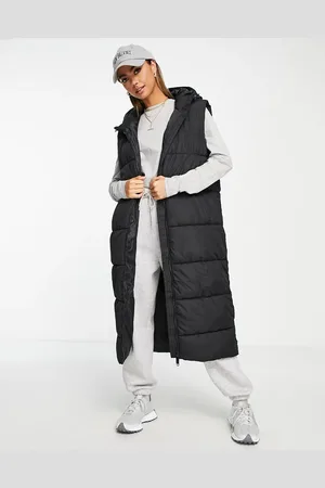 Brave Soul Denmark maxi padded gilet in