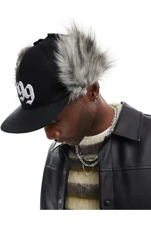 ASOS Trapper cap with graphic in