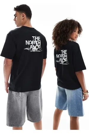 The North Face Mountain Sketch backprint oversized t-shirt in