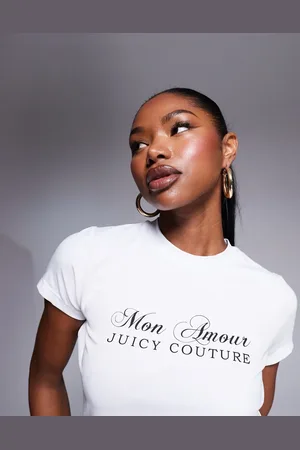 Juicy Couture Mon amour fitted baby t-shirt in