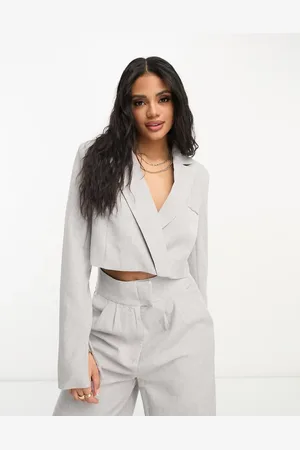 Kaiia Boxy cropped blazer co-ord in
