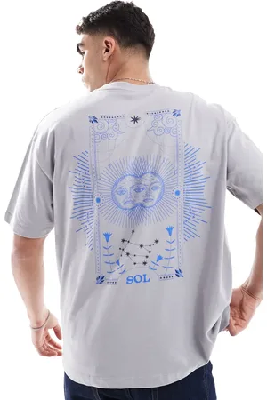 ASOS Oversized t-shirt with celestial graphic in